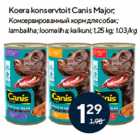 Koera konservtoit Canis Major