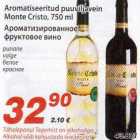 Aromatiseeritud puuviljavein Monte Cristo