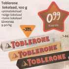 Toblerone šokolaad