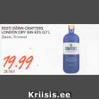 Allahindlus - EESTI DŽINN CRAFTERS LONDON DRY GIN