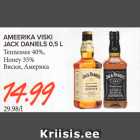 AMERIKA VISKI JACK DANIELS 0,5 L