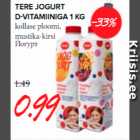 Allahindlus - TERE JOGURT D-VITAMIINIGA 1 KG