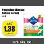 Allahindlus - Pesukaitse Libresse Natural Normal 40 tk