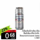 Alkoholivaba õlu Baltika