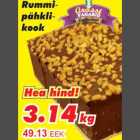 Allahindlus - Rummi-pähklikook