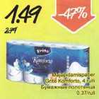 Majapidamispaber Grite Komforto, 4 rulli