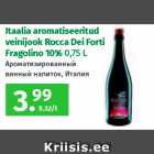 Itaalia aromatiseeritud
veinijook Rocca Dei Forti
Fragolino