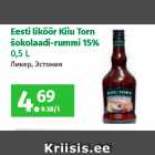Allahindlus - Eesti liköör Kiiu Torn
šokolaadi-rummi 