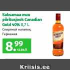 Saksamaa muu
piiritusjook Canadian
Gold