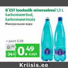 Allahindlus - B´EST looduslik mineraalvesi 1,5 L