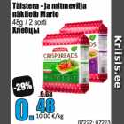 Täistera - ja mitmevilja
näkileib Mario

