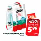 Магазин:Hüper Rimi, Rimi, Mini Rimi,Скидка:Вода минеральная Borjomi, 6х1 л
