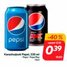Магазин:Hüper Rimi,Скидка:Прохладительный напиток Pepsi, 330 мл