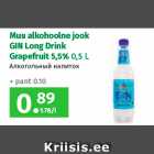 Allahindlus - Muu alkohoolne jook
GIN Long Drink
Grapefruit
