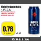 Alkohol - Hele õlu Lapin Kulta