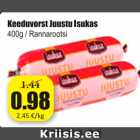 Allahindlus - Keeduvorst Juustu Isukas