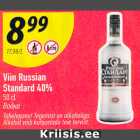 Allahindlus - Viin Russian Standard