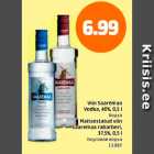 Viin Saaremaa Vodka, 40%, 0,5 l; Maitsestatud viin Saaremaa rabarberi, 37,5%, 0,5 l