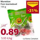 Allahindlus - Marmiton
Foor marmelaad
150 g