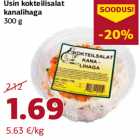 Usin kokteilisalat
kanalihaga
300 g