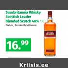 Allahindlus - Suurbritannia Whisky
Scottish Leader
Blended Scotch 40% 1 L