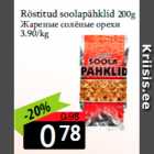 Allahindlus - Röstitud soolapähklid 200g

