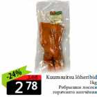 Allahindlus - Kuumsuitsu lõheribid
1kg
