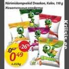 Närimiskompvekid Draakon, Kalev, 110 g