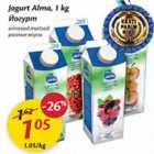 Allahindlus - Jogurt Alma, 1 kg