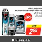 Allahindlus - rexona Men Cobalt Motiosense System Dry 48 h deodorant