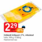 Allahindlus - Hollandi leibjuust 27%, viilutatud Valio, 500 g