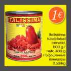 Allahindlus - Italissima tükeldatud tomatid