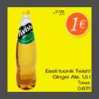 Allahindlus - Eesti toonik Twish Ginger Ale