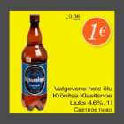 Valgevene hele õlu Krönitsa Klasitsnoe Ljuks