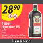 Alkohol - Ürdiliköör Jägermeister 
