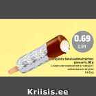 Koorejäätis šokolaadimaitselises glasuuris, 80 g