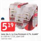 Hele õlu A.Le Coq Premium