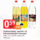 Allahindlus - Traditsiooniline, apelsini- või tsitrusemaitseline limonaad