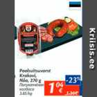 Полукопченая колбаса