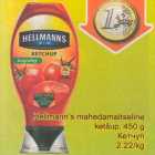 Hellman´s mahedamaitseline ketšup, 450 g