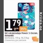 WC-värskendaja Power 5 Ocean, duopakk