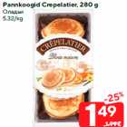 Allahindlus - Pannkoogid Сrepelatier, 280 g
