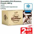 Koorejäätis Eriti Rammus,
Premia, 480 g
