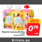 Allahindlus - Püree ICA i love eco, 85-90 g
