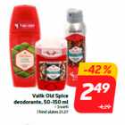 Allahindlus - Valik Old Spice
deodorante, 50-150 ml