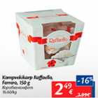 Kompvekikarp Raffaello, Ferrero, 150 g