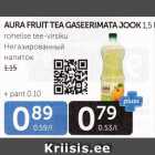 Allahindlus - AURA FRUIT TEA GASEERIMATA JOOK 1,5 L