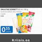 Allahindlus - SMUUTIKE SORBET 65 ML / 60 G