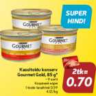 Allahindlus - Kassitoidu konserv
Gourmet Gold, 85 g*