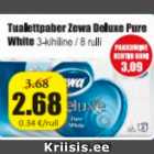 Tualettpaber Zewa Deluxe Pure White 